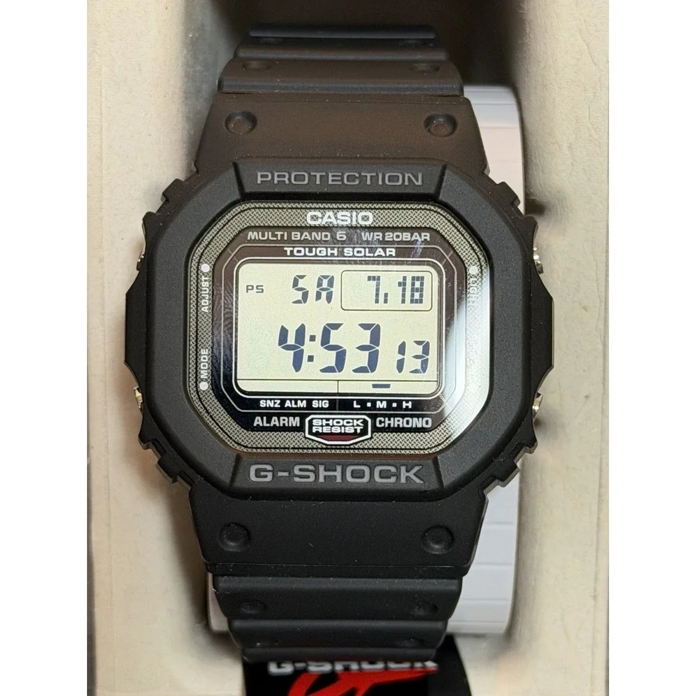 Casio G-Shock GW-5000U-1CR Men's Black Watch Steel Core Japan Model Hodinkee